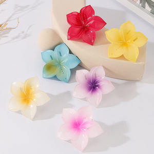 الأكثر مبيعًا من البلاستيك عبر الحدود زهرة بلوميريا باوهينيا من تصميم القرش على الطراز الأوروبي والأمريكية أغطية رأس للحفلات من Yaopo - Product Image 4