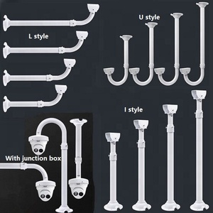 Soporte de Pared y Soporte de Poste de Forma I Rentable, Soporte de Extensión de Plástico para Cámaras CCTV y Cámaras Domo - Product Image 4