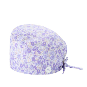 Bonnets chirurgicaux personnalisés à motif dessin animé, doublés satin, avec porte-badge rétractable, pour femmes, accessoires d'uniforme de soins de santé - Product Image 4