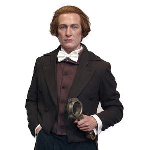 Estatua de silicona hiperrealista de tamaño real, maniquí de cera de atracción turística, científico para Museo de Ciencia, modelo artesanal de resina - Product Image 1