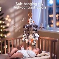 Tumama enfants jouets éducatifs en peluche développement visuel noir blanc Nature Design sensoriel berceau suspendu cloche jouet pour bébé jouets mobiles
