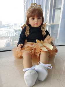 Cơ Thể R & B Cotton Có Hàng Bán Sỉ Búp Bê Tái Sinh Trẻ Em Bé Gái 60Cm Thực Tế Mới Nhất 24Inch Bebe Reborn De Silicon - Product Image 4