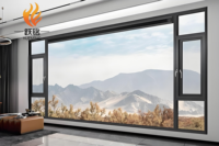 Ventana Lateral Abatible de UPVC Estándar de Exportación con Resistencia a la Corrosión y Protección Anti-UV para Proyectos de Villas y Casas de Lujo