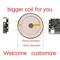 Module de charge sans fil invisible longue portée QI personnalisé, unité de chargeur intégrée DIY pour équipement de maison intelligente