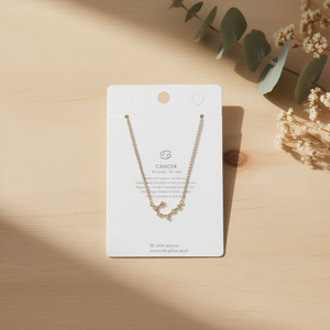 Collier Constellation du Cancer Plaqué Or en Acier Inoxydable, Chaîne Tendance pour Femme, Cadeau Bijou, Colliers Ras du Cou Superposés - Product Image 3