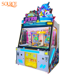 Machine à poussoir de pièces SOURCE Premium Treasure Chest pour deux joueurs, offre spéciale, haute rentabilité, récompense par loterie pour parc d'attractions intérieur - Product Image 1