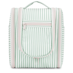 Bolsa <span class=keywords><strong>de</strong></span> Aseo Colgante <span class=keywords><strong>con</strong></span> Rayas Verdes para Mujer, Bolsa <span class=keywords><strong>de</strong></span> Viaje para Artículos <span class=keywords><strong>de</strong></span> Aseo, Bolsa <span class=keywords><strong>de</strong></span> <span class=keywords><strong>Maquillaje</strong></span>, Organizador <span class=keywords><strong>de</strong></span> Cosméticos - Product Image 1