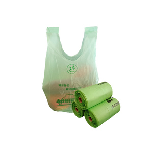 Plus Hdpe/LDPE Poly T-shirt Bag con asa de chaleco Comestibles, frutas, verduras Embalaje Supermercado Compras Bolsas de plástico - Product Image 5