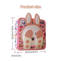 Jouet pour enfant personnalisé rose, jouets Montessori éducatifs, cadeaux de voyage, cadeaux de Noël, cadeaux d'anniversaire, mon livre d'activités sur le thème du lapin pour les tout-petits de 1 à 3 ans