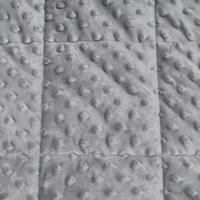 Couverture en velours cristal tricoté personnalisée, lestée, douce et chaude, 6 couches, écologique, anti-boulochage, non toxique, avec polyester et perles de verre