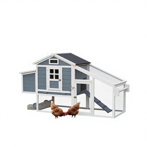 Poulailler en bois en gros, abri économique extérieur pour poules pondeuses, <span class=keywords><strong>cage</strong></span> respirante pour animaux avec nichoir - WoodVille - Product Image 6