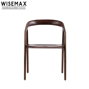Wisemax đồ nội thất nóng bán Trung Quốc phong cách Đồ nội thất nhà cánh tay ghế óc chó gỗ Ghế ăn cho khách sạn phòng ăn - Product Image 4