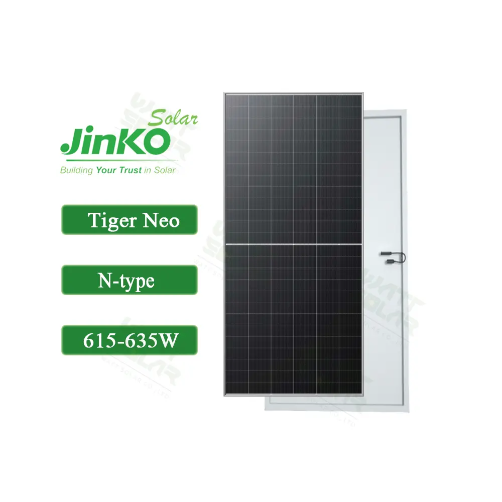 Jinko tiger neo panneaux solaires de type n panneau solaire de type n paquet solaire de type n prix 610w