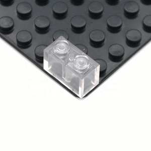 OEM 100 pcs/set 작은 입자 빌딩 블록, 교육용 크리에이티브 클래식 투명 빌딩 블록 A-507 - Product Image 3