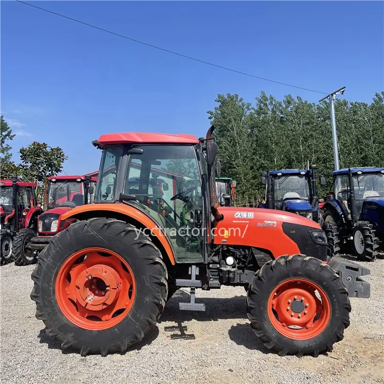 Kubota 95hp 4wd б/у Тракторные колеса, запчасти для сельскохозяйственной техники, шиномонтажный трактор