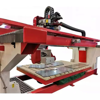 Scie à pont multifonctionnelle Hualong Machinery pour granit, coupe-carreaux, chanfreinage des bords de marbre, profilage de dalles de quartz et de basalte, PLC