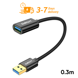 SUNGUY Factory Wholesale CE Certified 0.3m Durable High Speed Data <b>Cable</b> <b>cable</b> de carga Fast Charging USB <b>Cable</b> - Product Image 1