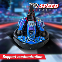 Go Kart Eléctrico Todoterreno para Adultos para Parque de Atracciones, Batería de Litio de 72V, Freno de Disco Hidráulico, Jaula Antivuelco, Gran Autonomía