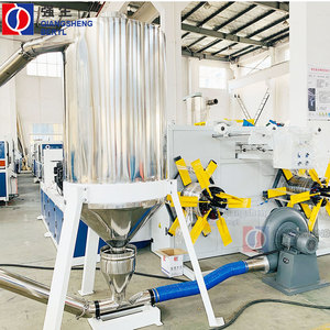 Véritable usine <span class=keywords><strong>moins</strong></span> <span class=keywords><strong>cher</strong></span> prix double vis extrudeuse pvc plastique recycler granule palettisation machine ligne usine fournisseur - Product Image 4