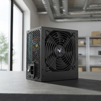 Alimentation ATX modulaire pour jeux OEM personnalisée 300W, ventilateur 120mm, entièrement noire, 20+4 broches, pour ordinateur de bureau, prix d'usine