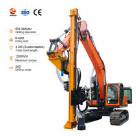 Foreuse DTH adaptée aux excavatrices hydrauliques, équipement de forage de roche pour carrières et mines en ciel ouvert