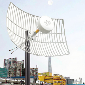 Antenne verticale V9 à gain élevé 2*30dBi, bande complète 698-6000MHz, compatible 5G 4G LTE 3G, IP67, 100W, avec support de montage pour communication - Product Image 3