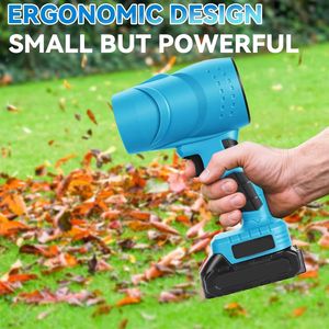 Souffleur à feuilles sans fil 20V - 150 MPH 400 CFM, moteur à balais, 2 vitesses réglables, batterie <span class=keywords><strong>3</strong></span>.0Ah, acier inoxydable pour maison, jardin, pelouse - Product Image 2