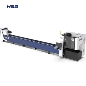 Fiber Laser Cutting Machine Cutting 100/200mm Mild Steel Cooper Tube