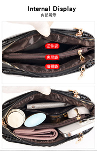 Women Crossbody Bag Causal Luxury Handbags Female <b>Shoulder</b> Messenger Bag Designer Soft Casual Bag - Product Image 6