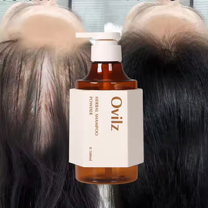 Shampooing Herbal OVILZ <span class=keywords><strong>Naturel</strong></span> au Curcuma et à l'Aloe Vera, Nourrissant, Volumisant, <span class=keywords><strong>Dégraissant</strong></span> et <span class=keywords><strong>Anti</strong></span>-Stripping - Product Image 1