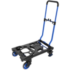 Carretilla de Plataforma de Cuatro Ruedas de Acero Personalizada de Fábrica, 150/75 kg, Plegable, para Almacén Industrial y Herramientas - Product Image 2