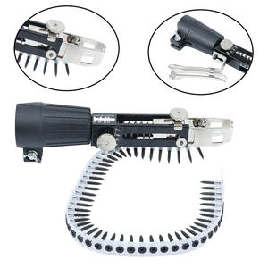 Adaptador industrial automático <span class=keywords><strong>para</strong></span> pistola de clavos en rollo <span class=keywords><strong>para</strong></span> taladro eléctrico, herramienta de instalación de paneles de yeso <span class=keywords><strong>para</strong></span> carpintería, 3 años de garantía, 1 clavo - Product Image 5