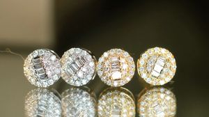 Xinfly Custom 18K Gold Jewelry Wholesale Engraved Stud Earrings with Free Gift <b>Box</b> Bulk Order for MOQ 2 Pairs Fashion Accessory - Product Image 3