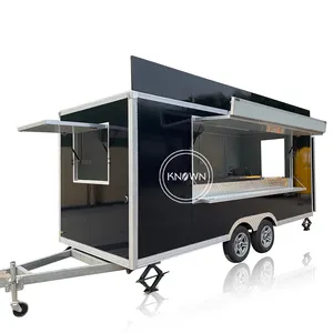 OEM Restaurant Hotel Supplies Burger Fast Food Truck Pizza Coffee Food Trailer With Full Kitchen Equipment for Sale