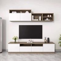 Venta directa de fábrica, buena calidad, gabinete de TV minimalista, gabinete de TV de esquina moderno