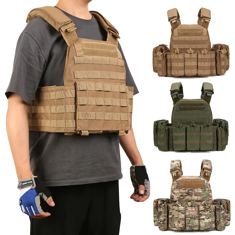 Veld Multifunctionele Tactische Vest Camouflage Vest Outdoor Training Tactische Vesten