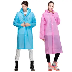 EVA environmental protection material raincoat factory price high quality customized design colorful