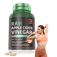 Capsules amincissantes au vinaigre de cidre de pomme OEM Contrôle de l'appétit Soutien du métabolisme Détoxification Nettoyage pour adultes Hommes Femmes