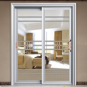 Puerta Corredera de Aluminio Color Madera <span class=keywords><strong>para</strong></span> Sala de Estar / Puerta de Balcón - Product Image 6