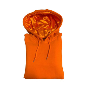 OEM/ODM Sudadera con <span class=keywords><strong>Capucha</strong></span> forrada de satén personalizada <span class=keywords><strong>Capucha</strong></span> de seda Unisex Alta calidad 100% Algodón Forrado de satén Sudadera con <span class=keywords><strong>capucha</strong></span> <span class=keywords><strong>Rosa</strong></span> Sudadera con <span class=keywords><strong>capucha</strong></span> Plus - Product Image 2