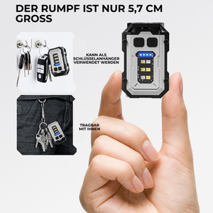 Lampes de poche rechargeables, lampe de poche tactique LED, lampe de poche compacte EDC avec chargement USB, étanche, petite, pour le camping et la randonnée - Product Image 3