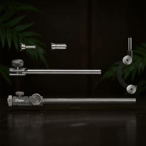 Accessoires pour sondes à levier et jauges de diamètre, tiges d'extension métalliques avec boutons et connecteurs réglables - Product Image 3
