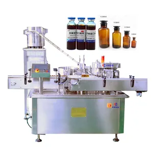 Fornecimento de fábrica de boa qualidade, garrafa de 25 ml, máquina automática de enchimento de gotas para nariz e orelha líquido