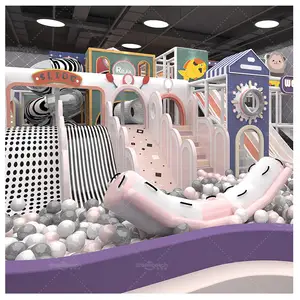 Parc à thème de bonbons divertissement jeu doux équipement de terrain de jeu intérieur aire de jeux pour enfants bébé