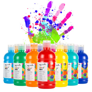 Juego de Pinturas Lavables para Dedos, Tintas de Pigmento, Almohadillas de Tinta, Juguetes Educativos para Manualidades, Dibujo y Estampado, en Caja, para Niños de 5 a 7 Años - Product Image 4