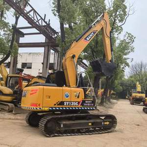 Excavadora de Segunda Mano Sany SY135 SY135C SY135 PRO de Alta Calidad, 13.5 Toneladas, Excavadora Sany Usada SY135C Pro a Precio Económico para Construcción - Product Image 5