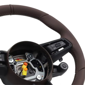 Volante Deportivo de Cuero Mejorado para Panamera Cayenne 957 <span class=keywords><strong>Macan</strong></span> 996 997 Cayman 987 991 993 971 970.2 GT3 - Product Image 5