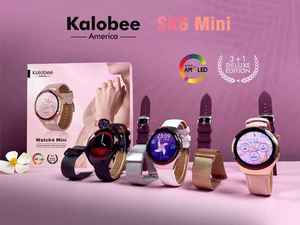 Montre connectée SK6 Mini pour femme avec appels Bluetooth, suivi de santé, suivi sportif, fonction boussole, étanchéité IP67 pour utilisatrices de montres intelligentes - Product Image 4