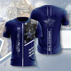 High Quality Men's 3D Digital Printing Sublimation T-Shirt Shirts and American Football Jersey Uniforms