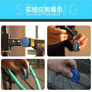 Lubricador de Cadena de Bicicleta LiLioo Azul, Herramienta de Lubricación Tipo Rodillo de Lana ABS para Mantenimiento de Cadenas de Bicicleta - Product Image 4